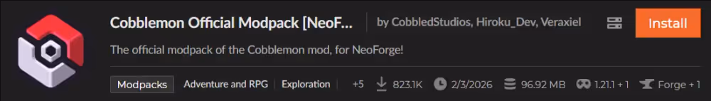 Cobblemon CurseForge